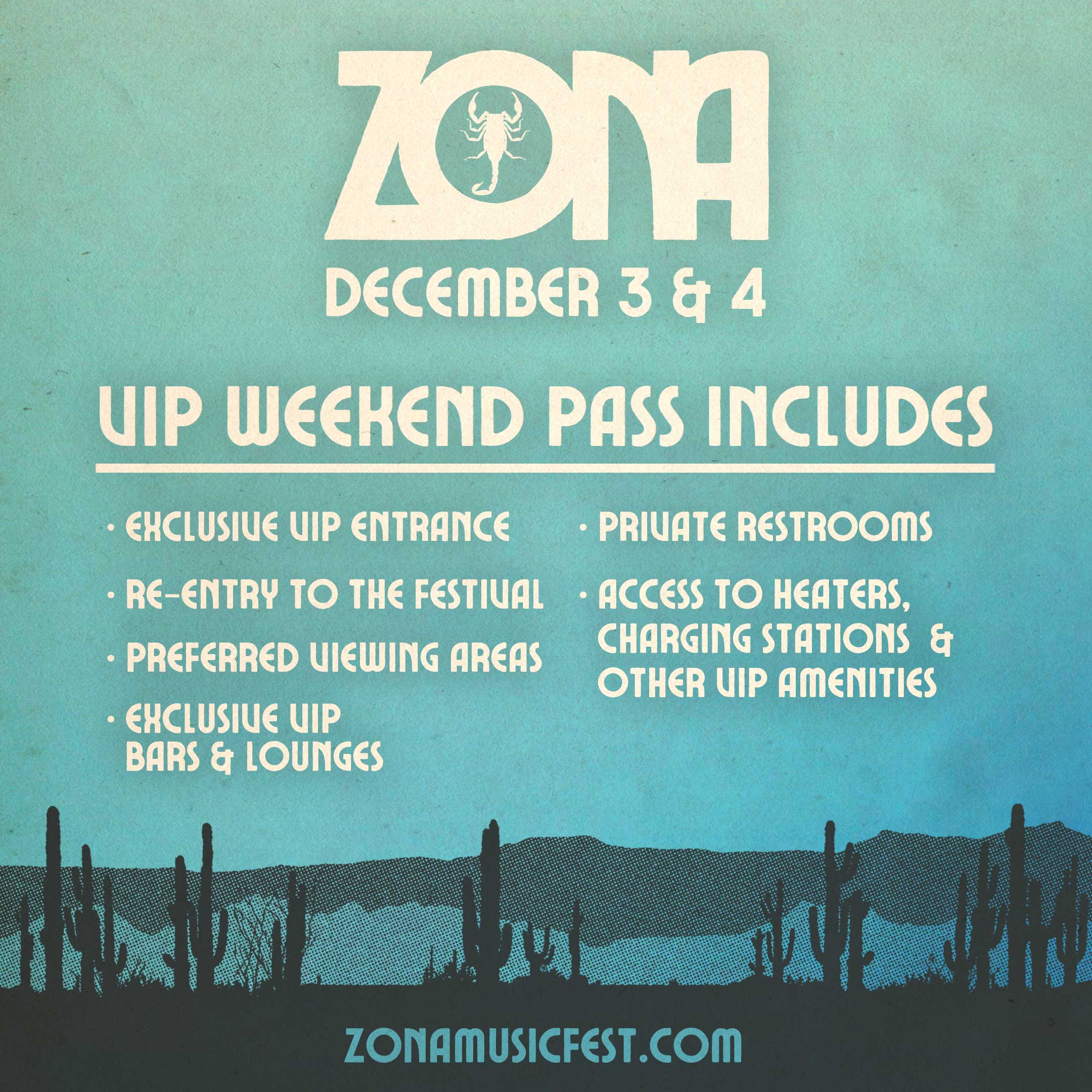 ZONA Music Festival Downtown Phoenix December 3 & 4, 2022